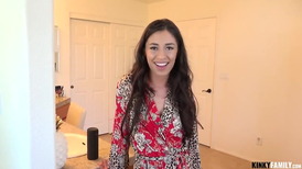 Cute teen is obsessed with the dick of her stepbro