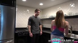 Horny blonde Melody Marks has sex with her stepbro