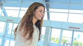 Nubile first-ever-timer babe shows